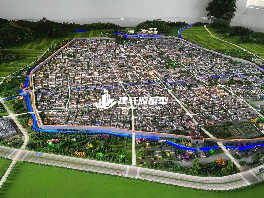 凤庆城市规划模型