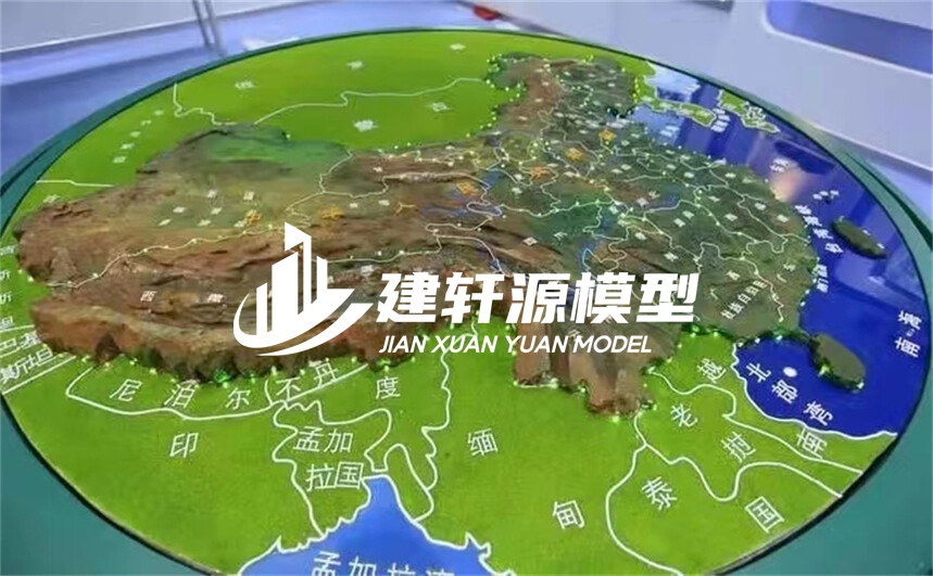 凤庆地形模型制作